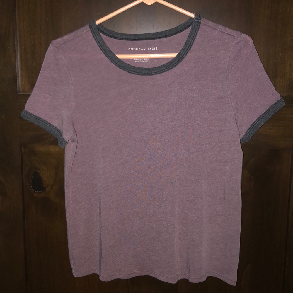 Purple and gray t